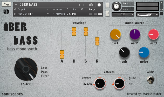 üBER bASS interface